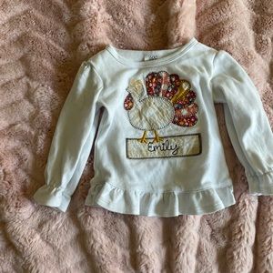 Baby girl Turkey shirt